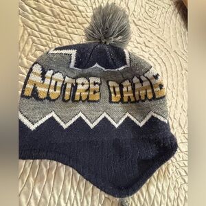 Notre Dame Pom-Pom Warm Knit Hat